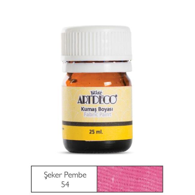 Artdeco Kumaş Boyası 25 ml Şeker Pembe 54 - 1