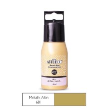 Artdeco Metalik Boyutlu Boya 60 ml Altın - Artdeco