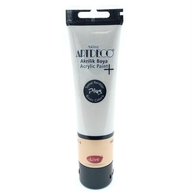 Artdeco Plus Akrilik Boya 100 ml Tüp Sıcak Gri 494 - 1