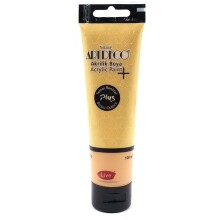 Artdeco Plus Akrilik Boya 100 ml Tüp Metalik Altın 554 - Artdeco