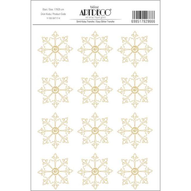 Artdeco Simli Kolay Transfer 17x25 cm Desen - 2