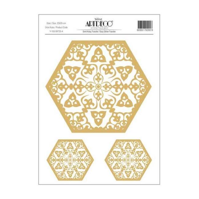 Artdeco Simli Kolay Transfer 25x35 cm Desen - 1
