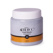 Artdeco Simli Rölyef Macunu Gümüş 220 ml - Artdeco