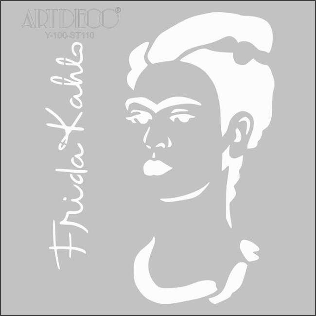 Artdeco Stencil 30x30 cm Frida Kahlo - 1