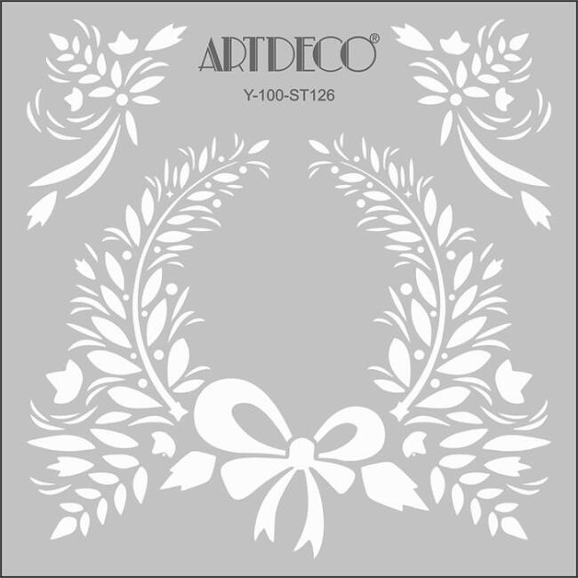 Artdeco Stencil 30x30 cm Organic - 1