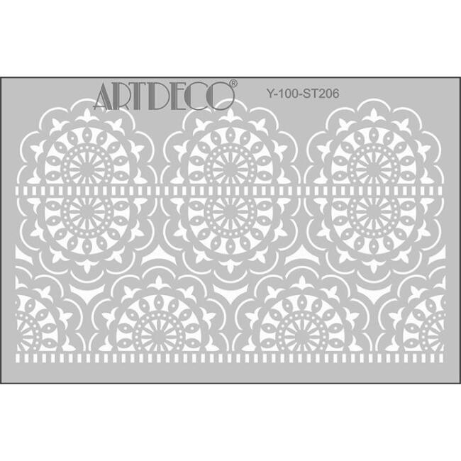 Artdeco Stencil A4 Dantel-1 - 1