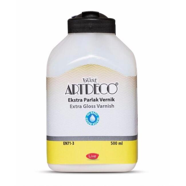 Artdeco Su Bazlı Extra Parlak Vernik 500 ml - 1