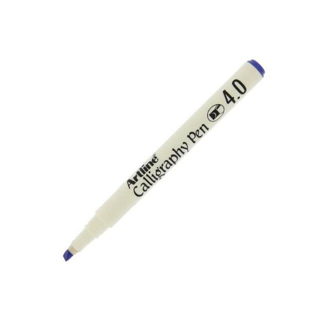 Artline 244 Callighraphy Pen 4,0 mm Mavi - 1