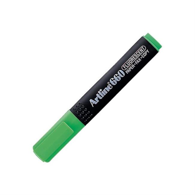 Artline 660 Fosforlu Kalem Yeşil - 1