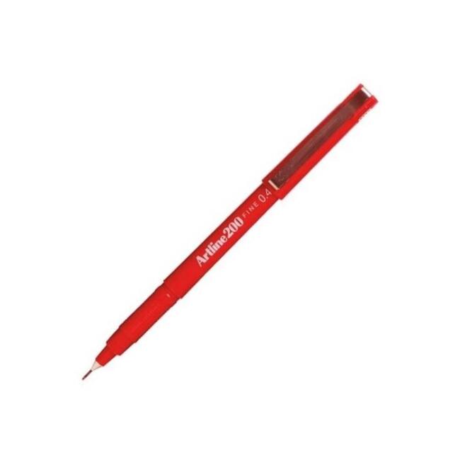 Artline Fineliner 0.4 mm Kırmızı - 1
