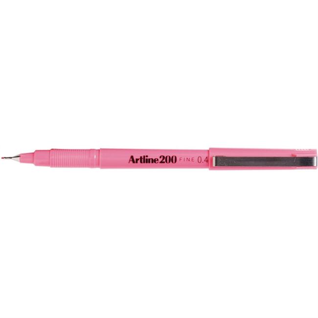 Artline Fineliner 0,4 mm Pembe - 1