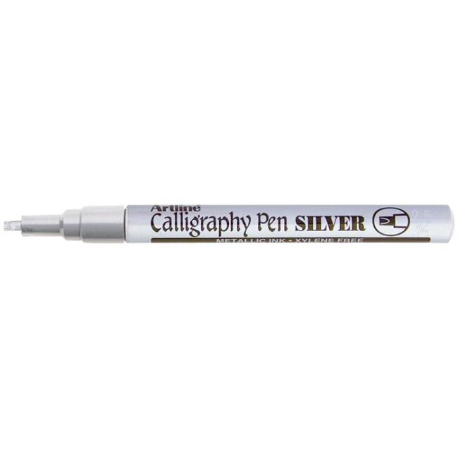 Artline Kaligrafi Kalemi 2-5 mm Gümüş - 2