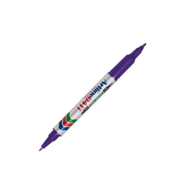 Artline Keçe Uç Kalem Çift Uçlu 0.4-1 mm Mor - 1
