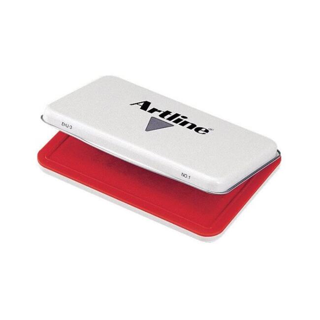 Artline Mürekkepli Stamp Pad 56x90 mm Kırmızı - 1