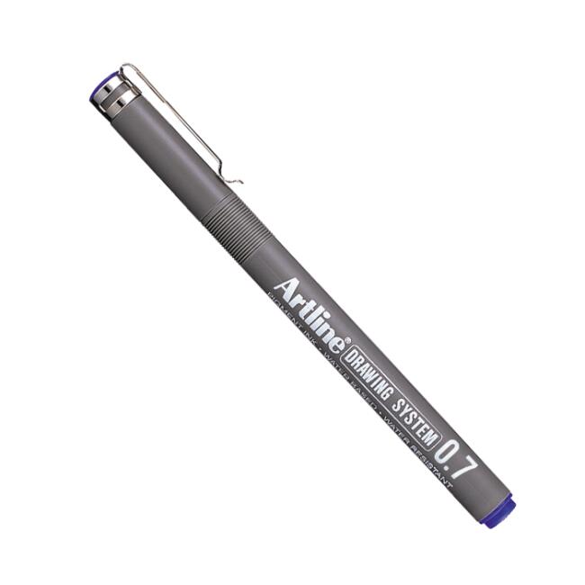 Artline Pigment Teknik Çizim Kalemi Blue 0.7 mm N:237 Drawing - 2