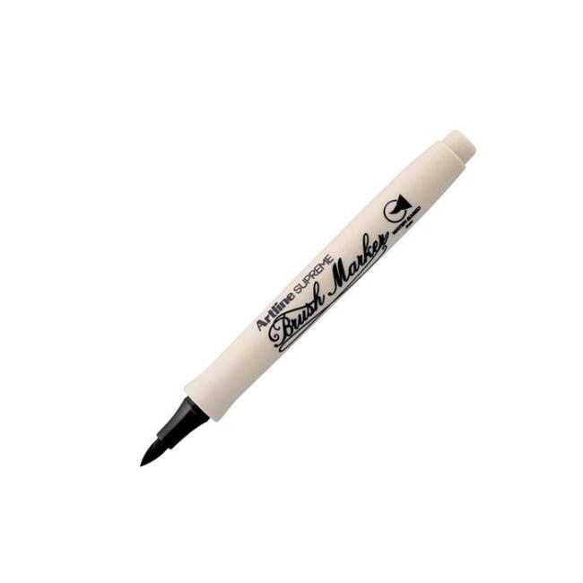 Artline Supreme Brush Marker Fırça Uçlu Kalem Siyah - 1