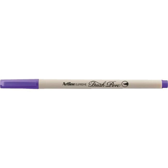 Artline Supreme Brush Uçlu Kalem Fosforlu Mor - 1