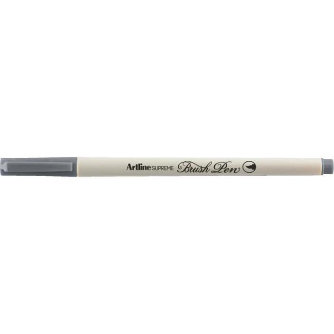 Artline Supreme Brush Uçlu Kalem Gri - 1