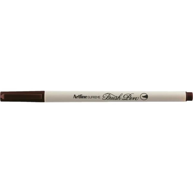 Artline Supreme Brush Uçlu Kalem Koyu Kahve - 1