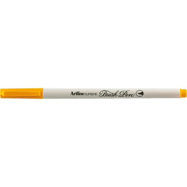 Artline Supreme Brush Uçlu Kalem Sarı - 1