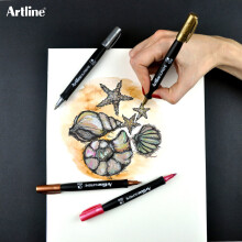 Artline Supreme Metalik Permanent Marker 1 mm Yeşil - Artline (1)