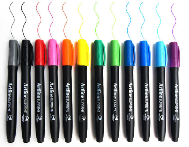 Artline Supreme Permanent Marker 1 mm Kırmızı - 2