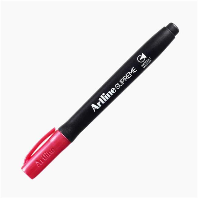 Artline Supreme Permanent Marker 1 mm Metalik Pembe - 1