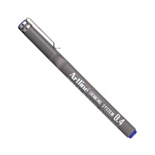 Artline Teknik Çizim Kalemi 0,4 mm Mavi - Artline