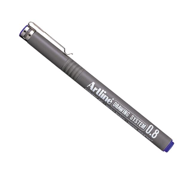 Artline Teknik Çizim Kalemi 0,8 mm Mavi - 1