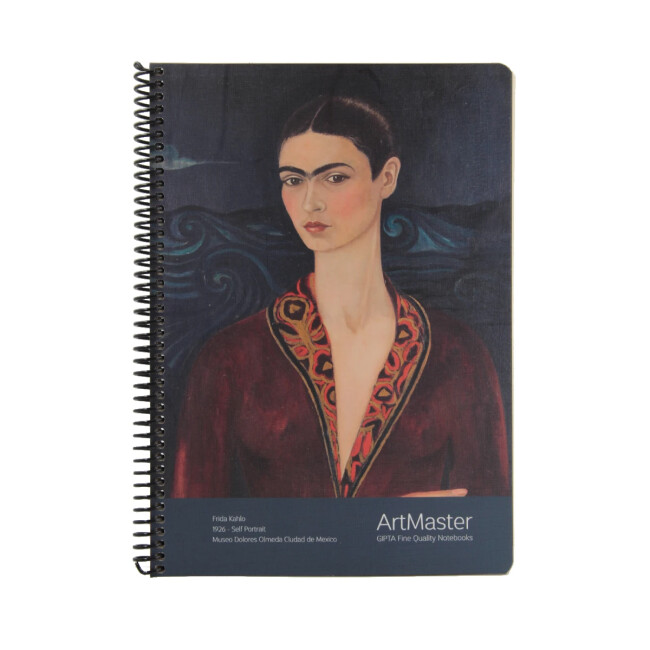 ArtMaster Frida Kahlo Spiralli Defter 19x26 cm 100 Yaprak Çizgili 3660 - GIPTA