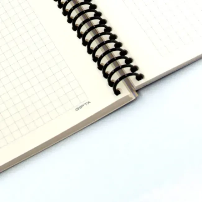 ArtMaster İnci Küpeli Kız Spiralli Defter 19x26 cm 100 Yaprak Kareli 3661 - 3