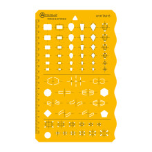 Artscholar Takı Tasarım Şablon Cetveli Yüzük Taşları N:Tak-15 - ARTSCHOLAR