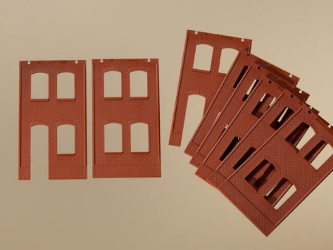 Auhagen Maket 1:87 Ölçek Duvar Kaplama Seti N:80506 - 2