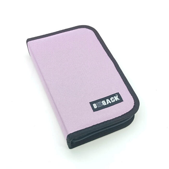 Bback Fermuarlı Kalem Kutusu 21x12x4 cm 33'lü Lila No:657 - 1