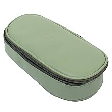 Bback Kalem Kutusu Oval Suni Deri Açık Yeşil - BBack