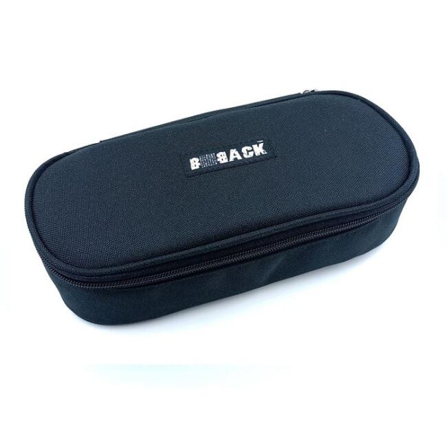 Bback Kumaş Oval Kalem Kutusu Siyah - 1