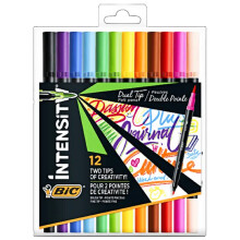 Bic Intensity Çift Uçlu Keçeli Kalem Seti 12li N:989695 - Bic