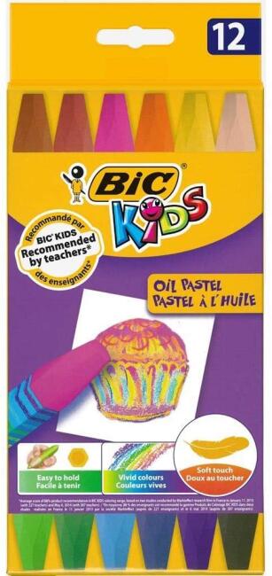 Bic Kids Oil Pastel Boya 12’li - 2
