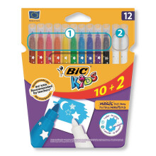 Bic Kids Silinebilir Sihirli Keçeli Kalem Seti 10+2'li 920965 - Bic
