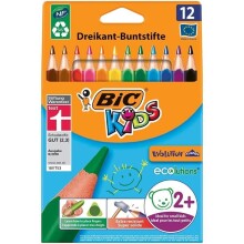 Bic Kids Üçgen Kuru Boya Kalem 12’li Set - Bic