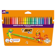 Bic Kids Ultra Yıkanabilir Keçeli Kalem Seti 24lü 841800 - Bic