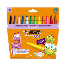 Bic Kids Visacolor XL Jumbo Keçeli Kalem Seti 12'li 8922233 - Bic