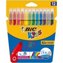 Bic Kids Yıkanabilir Keçeli Kalem Seti 12 Renk - Bic