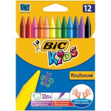 Bıc Pastel Boya Seti Plastıdecor 12li Sılınır N:920299 - Bic (1)