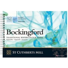 Bockingford Sulu Boya Defteri Cold Press Spiralli 300 g 13x18 cm 12 Yaprak - BOCKINGFORD