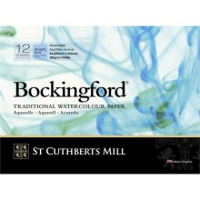 Bockingford Sulu Boya Blok Cold Press White 300 g A4 12 Yaprak - BOCKINGFORD