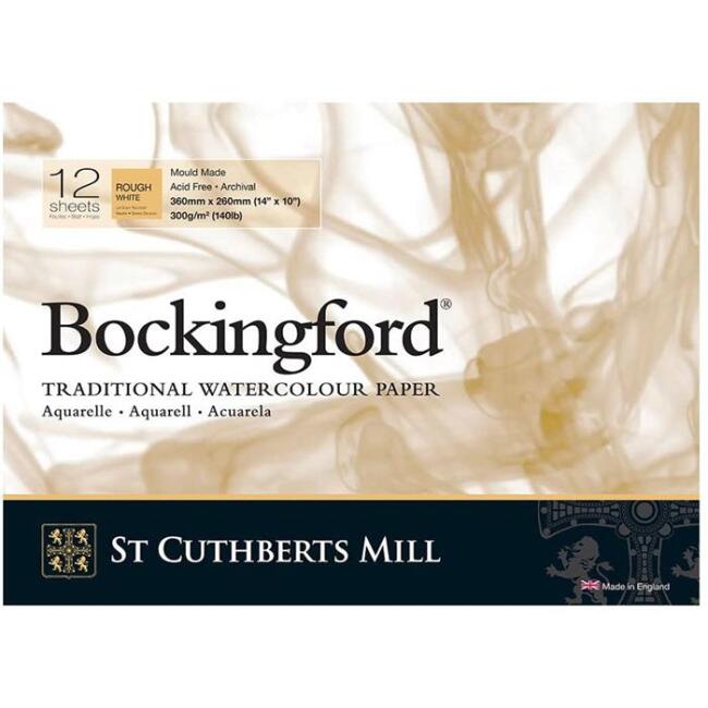 Bockingford Sulu Boya Blok Rough White 300 g 26x36 cm 12 Yaprak - 1