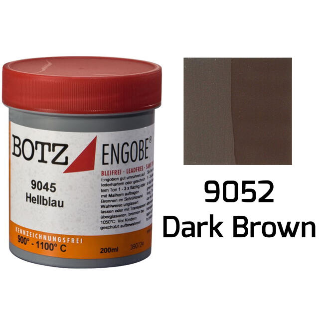 Botz Engobe Sır Boyası 200 ml Dark Brown - 6