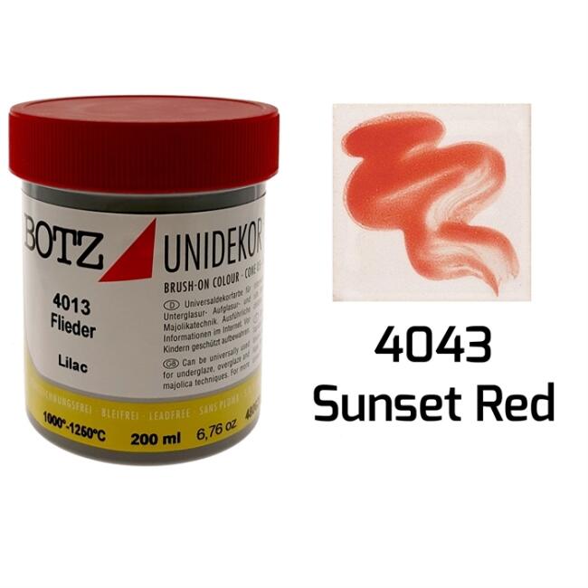 Botz Unidekor Sır Altı Boyası 200 ml Sunset Red - 1