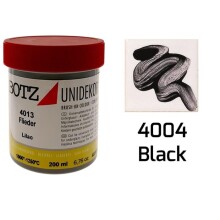 Botz Unidekor Sır Altı Boyası 200Ml Black 4004 - Botz